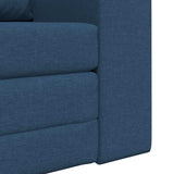 Sofa Bed Blue 98 x 71 x 83 cm Fabric 4106662