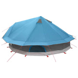 Tipi Tent with Roof Blue 800 x 800 x 430 cm Polyester and Steel 42028716