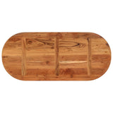 Table Top 110x50x2.5 cm Oval Solid Wood Acacia 370087