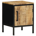 Bedside Cabinet Brown and black 30 x 30 x 40 cm 4019639