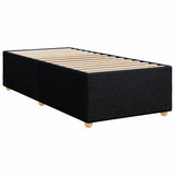 Bed Frame without Mattress Black 100x200 cm Fabric 3284710
