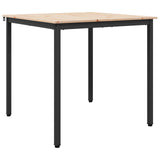 Dining Table Natural 80 x 80 x 75 cm Solid Pine Wood 892783