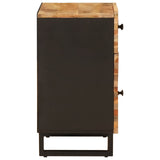 Bed cabinet with Drawer Brown 50 x 33 x 60 cm Solid Mango Wood 4018304
