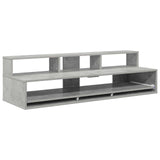 Studio Desk Concrete Grey 130 x 42.5 x 36 cm Engineered Wood 8006727