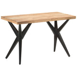 Dining Table 120x60x76 cm Solid Acacia Wood 323559