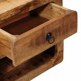 Wall-mounted Beside Cabinet with Drawer Brown 40 x 30 x 36 cm 4104581