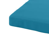 4-Piece Seat Cushions SOEST 4 pcs 100% Polyester Light Blue 944744