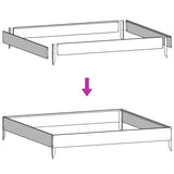 Garden Raised Bed Olive green 100x100x41 cm Steel 851034