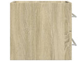 Sink Cabinet Sonoma Oak 60x38.5x48 cm Engineered Wood 856223