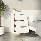 ZNTS Bedside Cabinet White 40x36x65 cm 811268