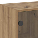 Highboard with Doors Artisian Oak 68x37x142 cm Engineered Wood 3318723