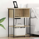 Bedside Cabinet Sonoma Oak 55 x 31 x 76 cm Engineered Wood 859501