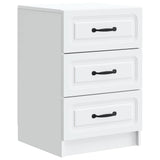 Bedside Cabinet White 43 x 41 x 63.5 cm Engineered Wood 895705