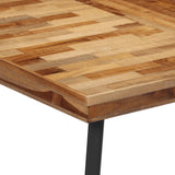 ZNTS Bar Table 110x55x105 cm Solid Wood Teak 358533