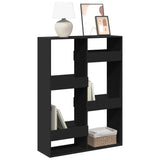 Bookcase Black 100x33x135 cm Engineered Wood 3309385