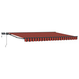 Manual Awning Frame with LEDs 4 x 3 m Polyester with PU coating 3420842