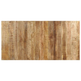 Dining Table 200x100x76 cm Rough Mango Wood 321976
