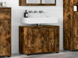 Bathroom Basin Cabinet Smoked Oak 60 x 30 x 60 cm 888752