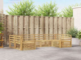 Outdoor Sofa Set 6 pcs White 245 x 130.5 x 73 cm 3392394