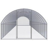 Outdoor Chicken Coop 3x20x2 m Galvanised Steel 3095470