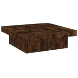 Coffee Table Smoked Oak 90x90x28 cm Engineered Wood 826635