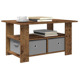 Coffee Table Old Wood 77 x 55 x 42 cm Engineered Wood 8000418