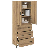 Highboard 2 pcs Artisan Oak 69.5 x 34 x 180 cm Engineered Wood 3415865