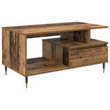 Coffee Table Old Wood 90 x 49 x 45 cm Engineered Wood 882705