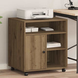 Printer Stand Artisan oak 60 x 50 x 67 cm Engineered wood 862283
