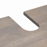 Sink cabinet with Storage Grey 62 x 33 x 58 cm Solid Mango Wood 4018791