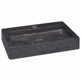 Sink Black 38x24x6.5 cm Marble 149187