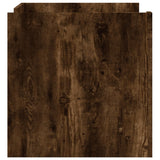 Coffee Table Smoked Oak 80x50x50 cm Engineered Wood 848343