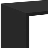 Room Divider Bookcase Black 102x29x103.5 cm Engineered Wood 858049