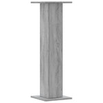 Plant Stands 2 pcs Grey Sonoma 30x30x95 cm Engineered Wood 3307878