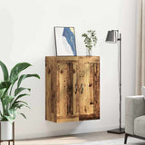 Wall Mounted Cabinet Old Wood 69.5 x 34 x 90 cm Engineered Wood 882427