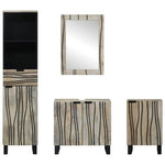 Bathroom Furniture Set 4 pcs Walnut brown 38 x 33 x 160 cm 3310050