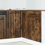 Kitchen Base Cabinet Lucca Smoked Oak Engineered Wood 854313