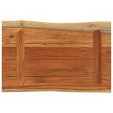 Table Top 60x40x3.8 cm Rectangular Solid Wood Acacia Live Edge 370632