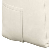 Back Pillow Cream 200 x 24 x 50 cm Velvet 42014612
