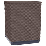 ZNTS Planters 4 pcs Brown 30x30x37 cm Polypropylene 364189
