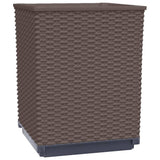 Planters 2 pcs Brown 30x30x37 cm Polypropylene 364184