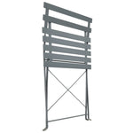 3 Piece Bistro Set Steel Grey 44355