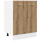 Bottom Cabinet Lyon Artisan Oak 60x46x81.5 cm Engineered Wood 856075