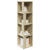Corner Cabinet Sonoma Oak 33x33x132 cm Engineered Wood 809038