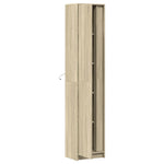 Highboard with LED Sonoma Oak 41.5x32.5x200 cm Engineered Wood 3307900
