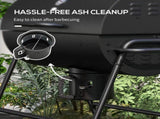 Steel Charcoal BBQ, with Ash Catcher and Warming Rack T3398P320099