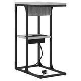 Bedside Cabinet Grey Sonoma 41.5 x 26 x 60.5 cm Engineered Wood 859593