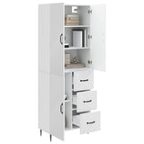 Cabinet Set 2 pcs High Gloss White 66 x 34.5 x 89.5 cm 3416659