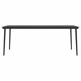 Garden Dining Set Black 3099100