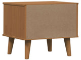 Bedside Cabinet Caramel 40 x 35 x 48 cm Solid Pine Wood 42020931